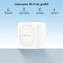 Interruptor Wi-Fi Inteligente WK-TD305F - Controle por Voz, App, Timer e Bluetooty.