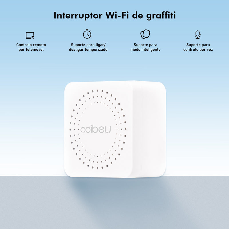 Interruptor Wi-Fi Inteligente WK-TD305F - Controle por Voz, App, Timer e Bluetooty.