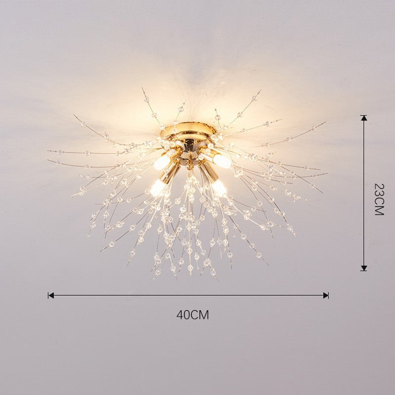 Moderno dandelion luz de teto decoração led lâmpadas teto para sala estar e quarto