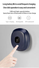 Dispensadores automáticos de sabão de espuma com carregamento USB, máquina de dispensar sabão.