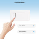 Interruptor Wi-Fi Inteligente WK-TD305F - Controle por Voz, App, Timer e Bluetooty.