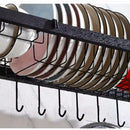 Escorredor de louça aço inox organizador suspenso modular suporte de pia e armário.