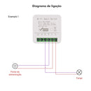Interruptor Wi-Fi Inteligente WK-TD305F - Controle por Voz, App, Timer e Bluetooty.