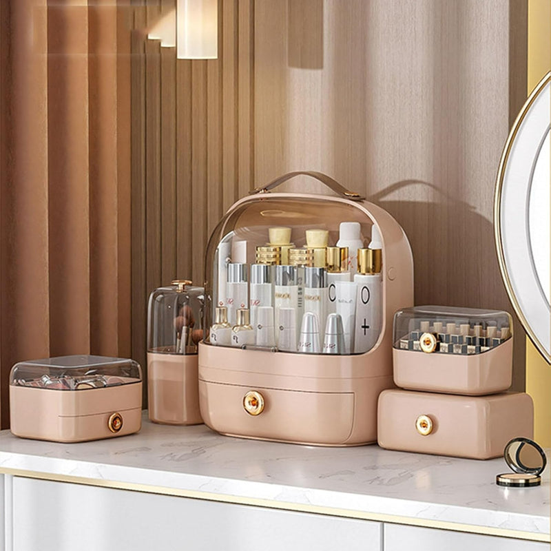 Caixa de Armazenamento para Maquiagem e Cosméticos com Gavetas Organização De produtos de beleza.