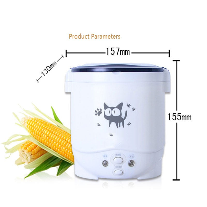 Mini panela de arroz elétrica para viagens