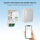 Interruptor Wi-Fi Inteligente WK-TD305F - Controle por Voz, App, Timer e Bluetooty.