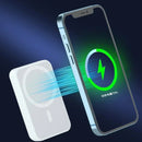 Carregador magnético banco de energia sem fio magnético pacote de bateria portatil.