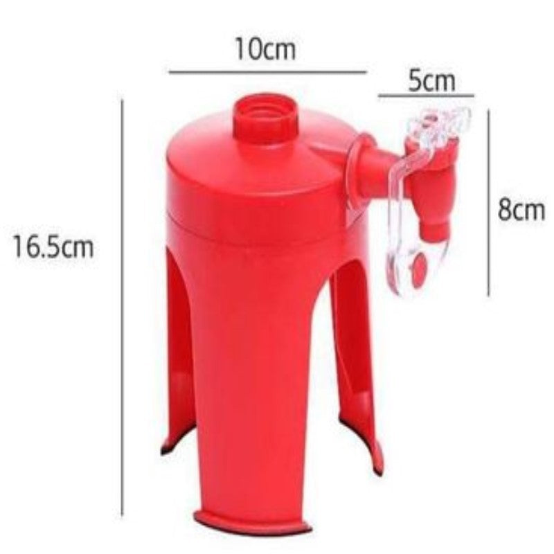 Dispenser Suporte Com Torneira Para Garrafas De Refrigerante E Bebidas Mini Bebe
