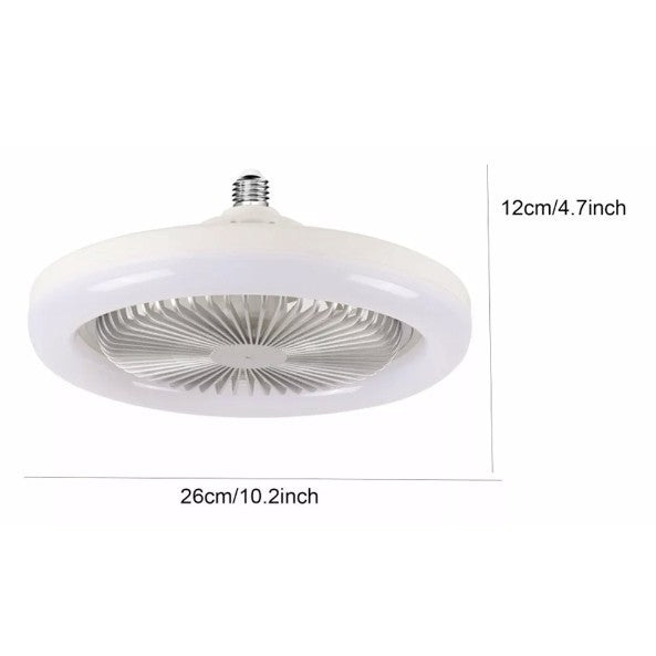 Ventilador De Teto Com Led Lâmpada Novo Com Controle Led 36W