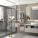 Cabideiro de Chão, Altura Ajustável, 4 Suportes, Roupas, Casaco, Chapéu, Organizador de roupas.