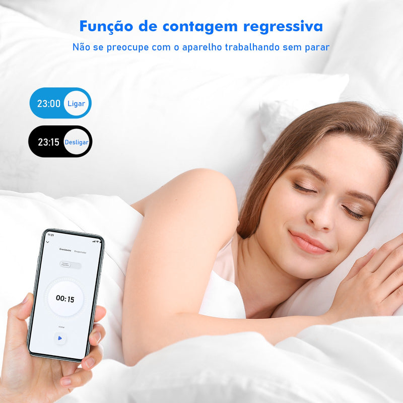 Interruptor Inteligente WiFi 16A TUYA - Controle por App, Voz e Temporizador.