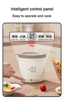 Mini panela de arroz multifuncional frigideira 1l macarrão panela ovo omelete f