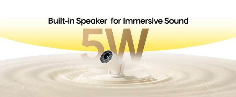 Projetor Magcúbico Android 11 290ANSI 720P 1080P 4K 180° Flexível BT5.0.