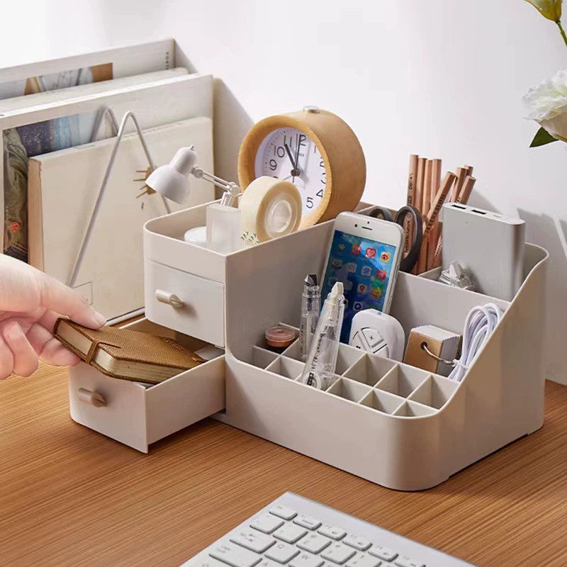 Caixa De Armazenamento De Maquiagem De Plástico, Prateleira De Cosméticos.