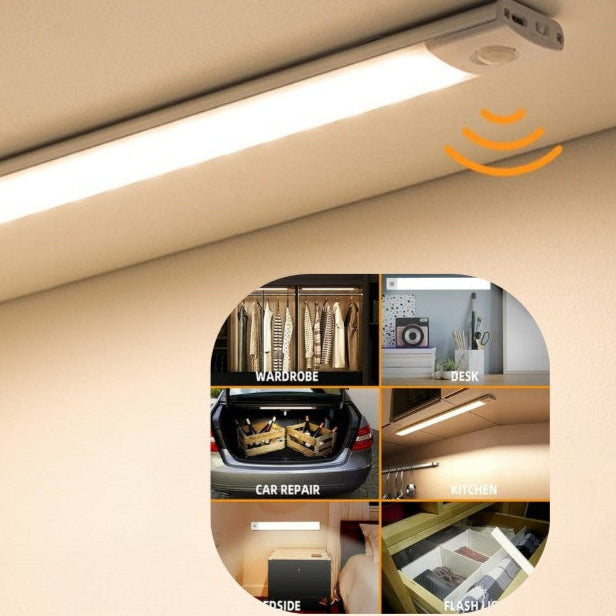 Luz Inteligente Automática com LED Recarregável Autoadesiva, Luz Inteligente Led.