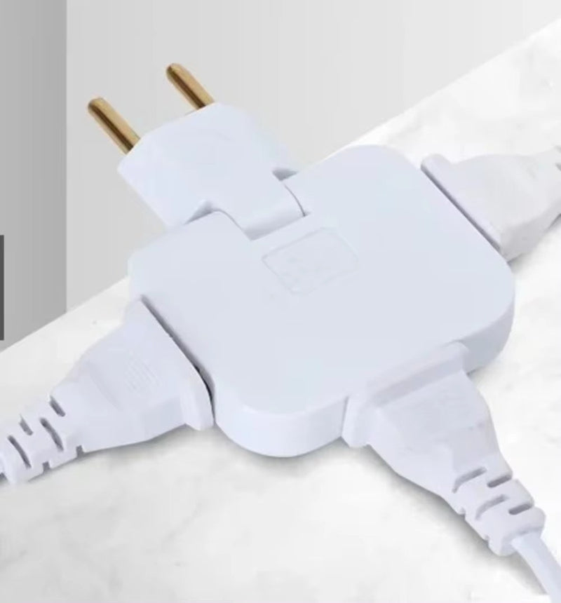 Multi-Plug Adaptador de saída sem fio Slim, soquete rotativo de 180 graus.