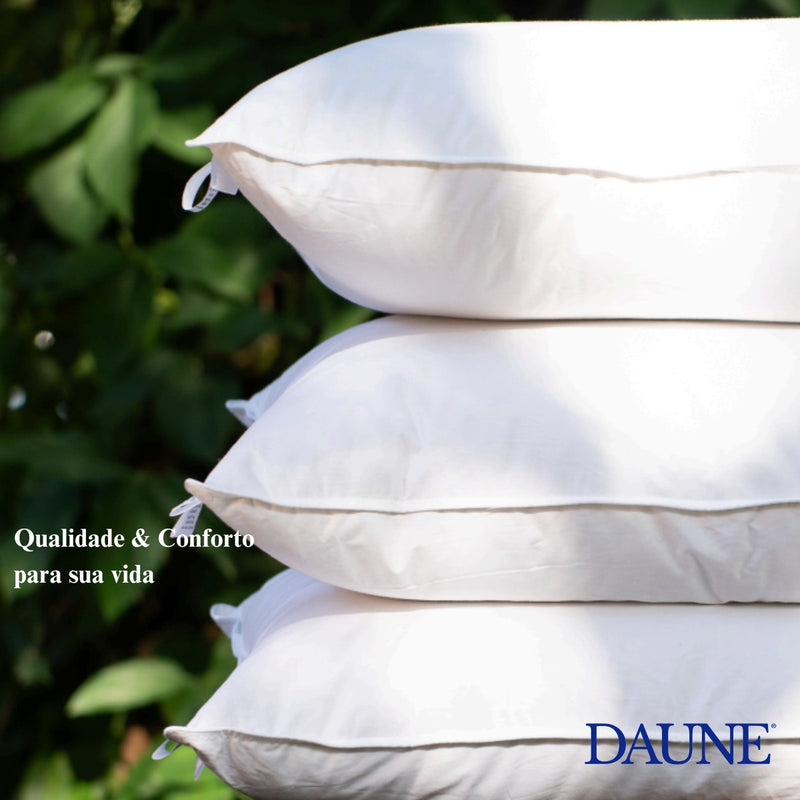 Travesseiros Daune 100% Pena De Ganso 50x70cm- Original