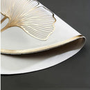 Conjunto 4 Peças Jogo Americano Cor Prata em Tecido Impermeavel Poliester.