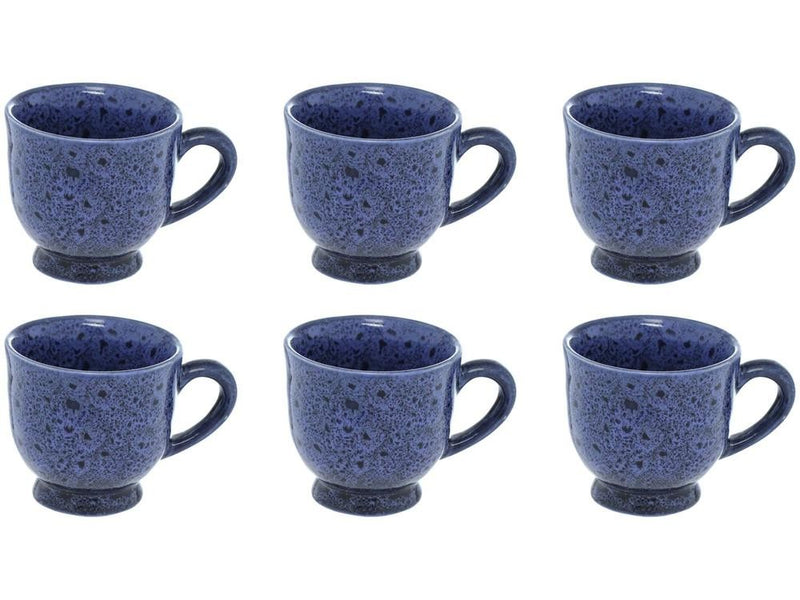 Jogo de Xícaras de Café 100ml Hauskraft Reactive Glaze 6 Peças