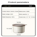 Mini panela de arroz multifuncional frigideira 1l macarrão panela ovo omelete f