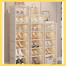 Sapateiro Desmontável Grande Espaço 5 Andares Organizadora Compacta de Tecido