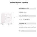 Interruptor Wi-Fi Inteligente WK-TD305F - Controle por Voz, App, Timer e Bluetooty.