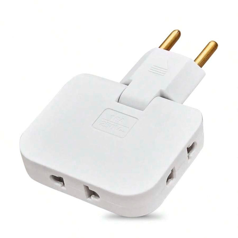 Multi-Plug Adaptador de saída sem fio Slim, soquete rotativo de 180 graus.