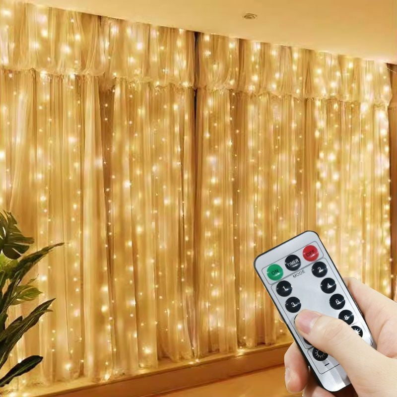 Cortina de LED USB LN002 — Iluminação Decorativa Para Transformar Seu Ambiente
