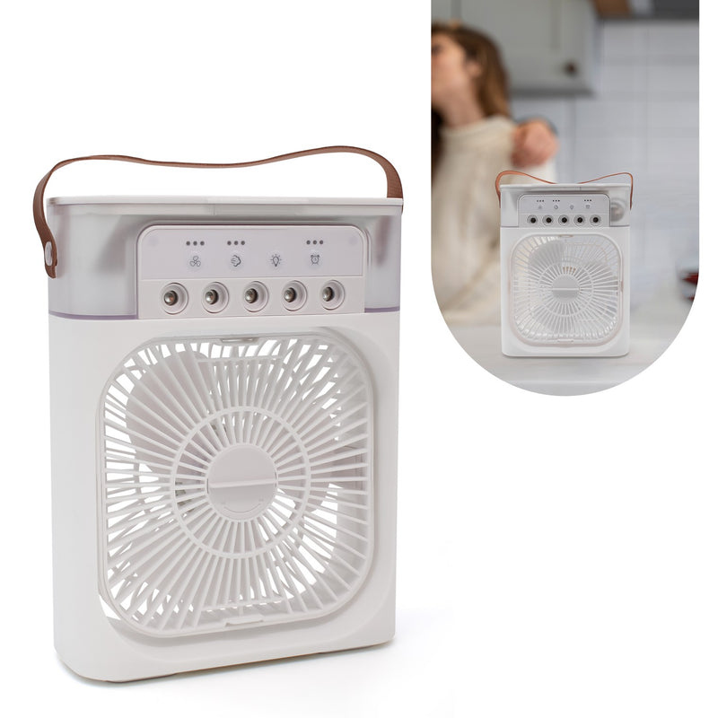 Mini Ar Condicionado Ventilador Umidificador Climatizador.