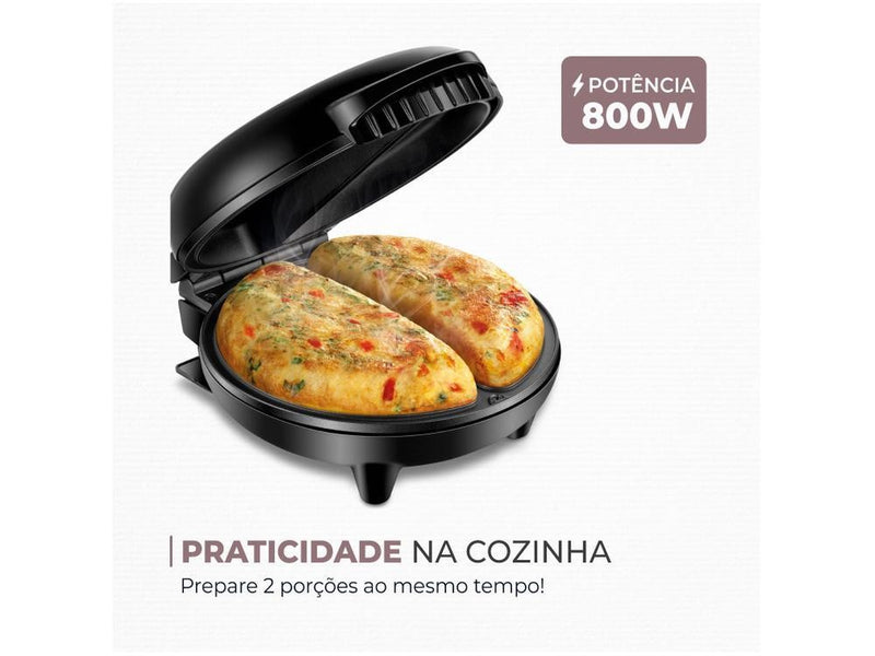 Omeleteira Elétrica Mondial OM-02 Preta - 220V