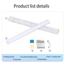 Luz noturna led sensor de movimento 20/30/40/60cm, sem fio, usb, luz noturna.