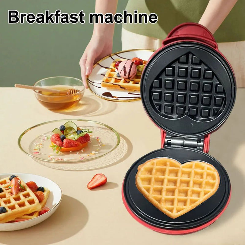 Mini Máquina de Café da Manhã OIMG — Waffle, Panqueca e Bolinhos Prontos em Minutos.