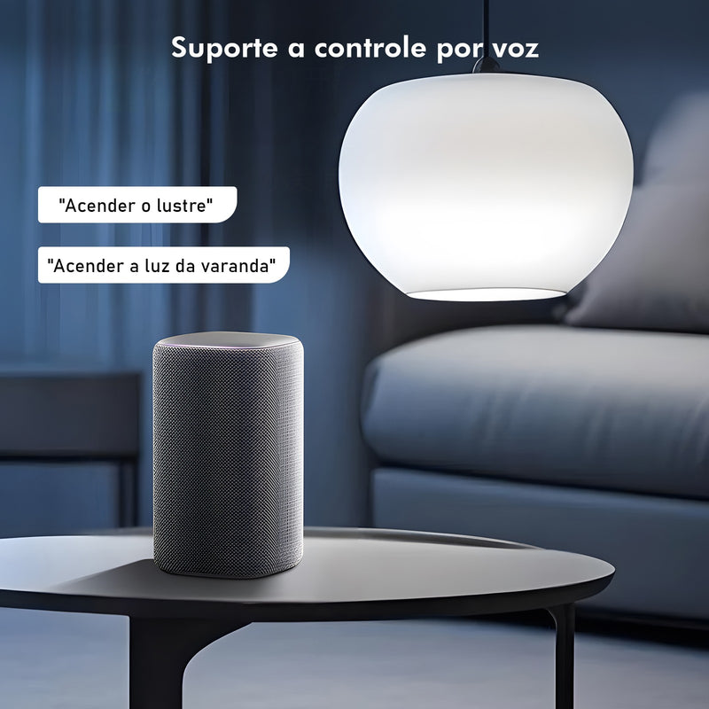 Interruptor Wi-Fi Inteligente WK-TD305F - Controle por Voz, App, Timer e Bluetooty.
