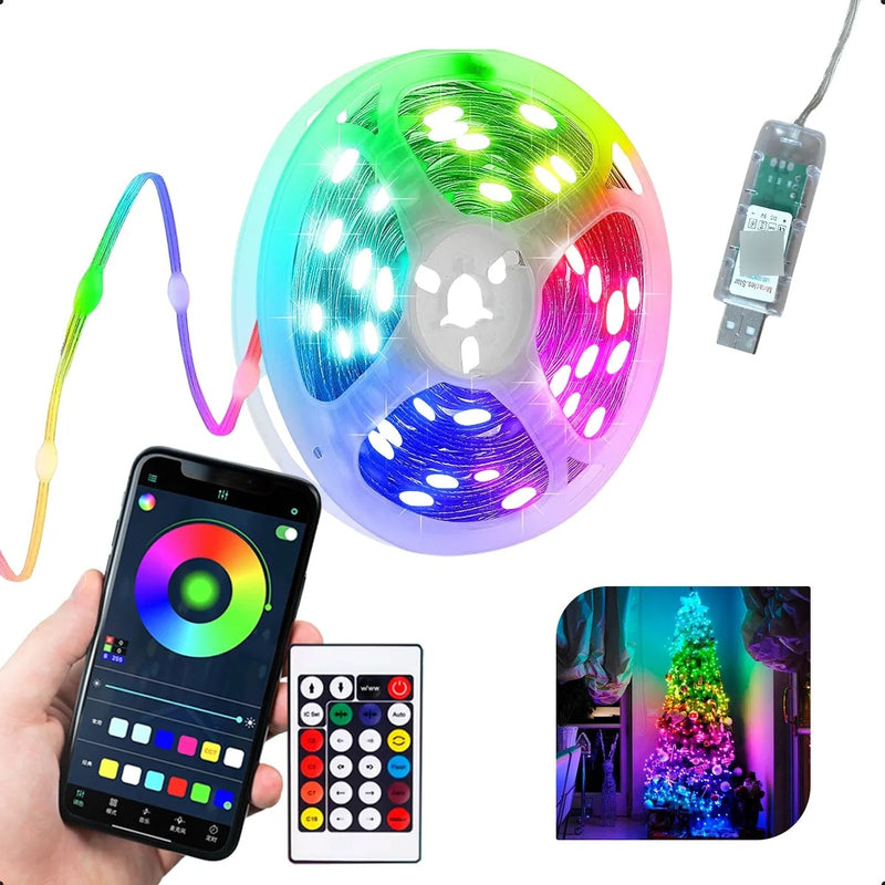 Fita Led Fada Led Smart Decoração Cordão Luz Rgb 10 Metros