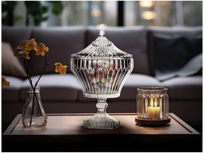 Potiche de Cristal 28,5cm Lyor Renaissance