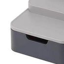 Organizador multiuso com 3 câmeras e bandas, grande capacidade, saco de armazenamento.