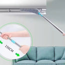 Punho longo mop escova de poeira cabeceira destacável limpeza espanador lacuna