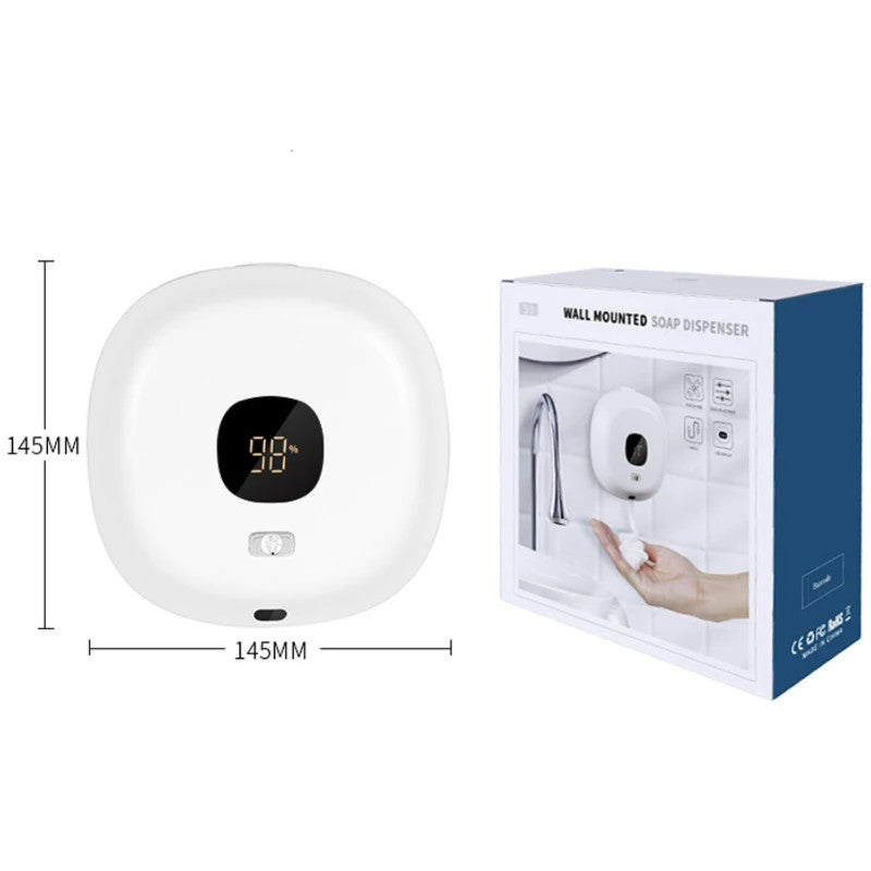 Dispensadores automáticos de sabão de espuma com carregamento USB, máquina de dispensar sabão.