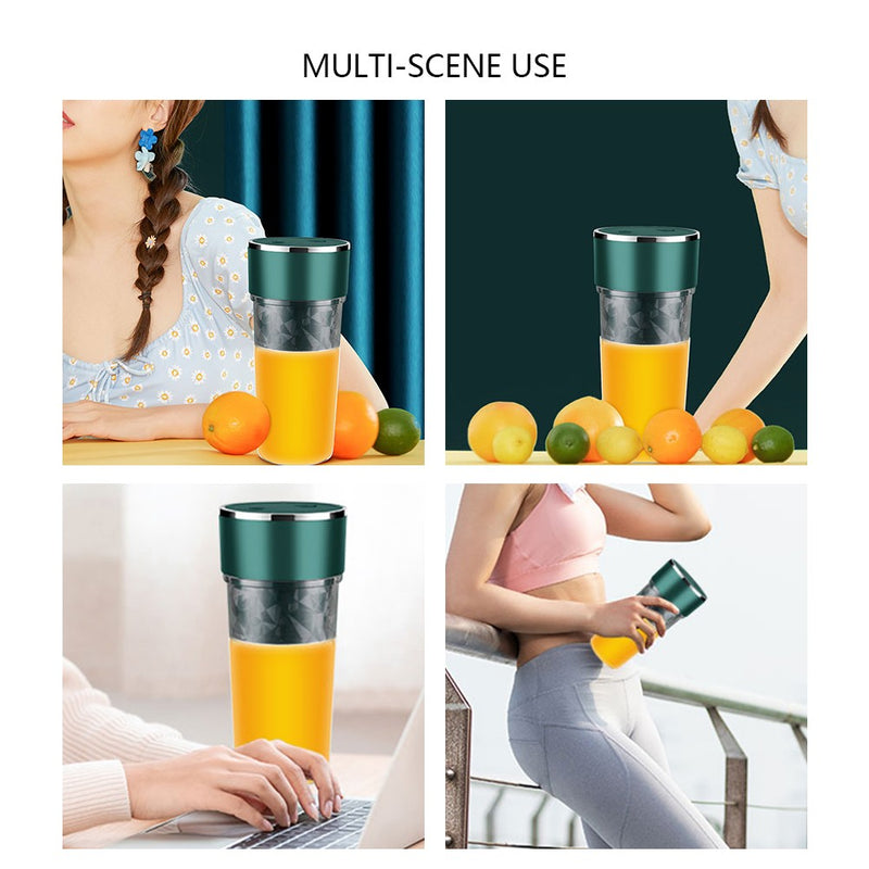 Espremedor portátil copo liquidificador 500ml usb misturadores de frutas.