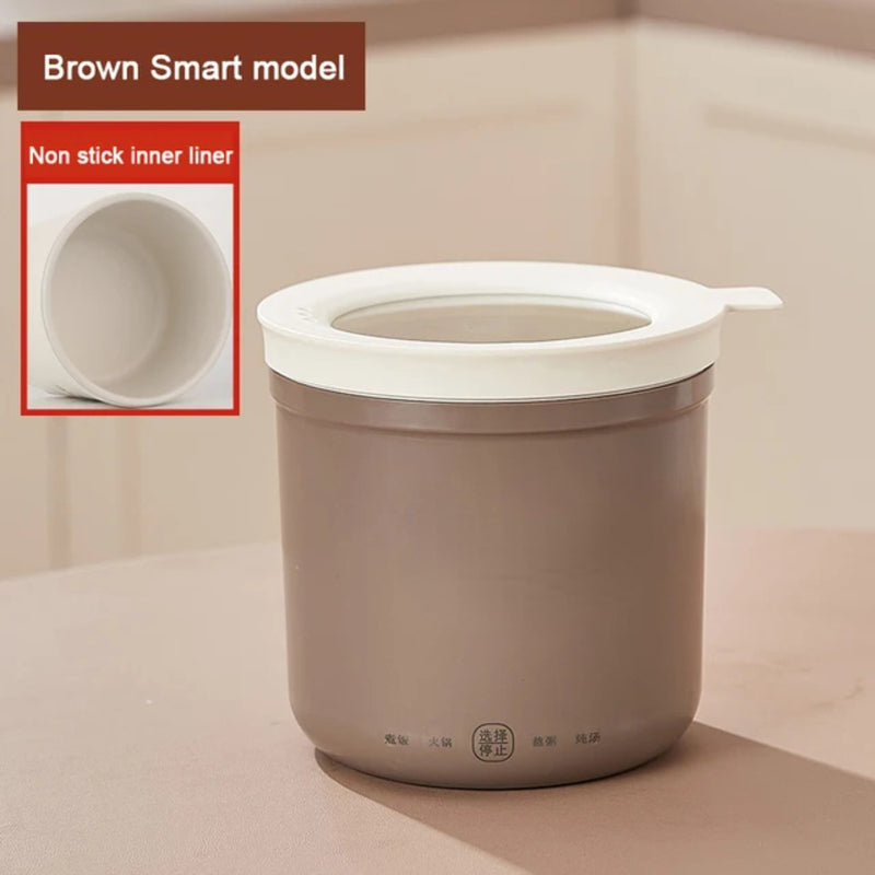 Mini panela de arroz multifuncional frigideira 1l macarrão panela ovo omelete f