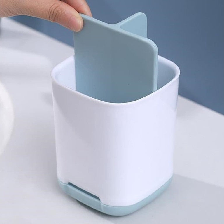 Caixa Organizadora Escova De Dentes Grade Makeup Resistente e Prática para Armazenamento de escovas.