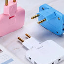 Multi-Plug Adaptador de saída sem fio Slim, soquete rotativo de 180 graus.