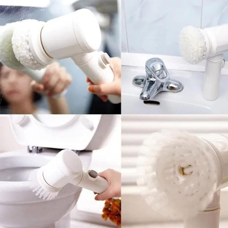 Escova Elétrica Rotativa para Limpeza 3 em 1 Ampla Utilização.