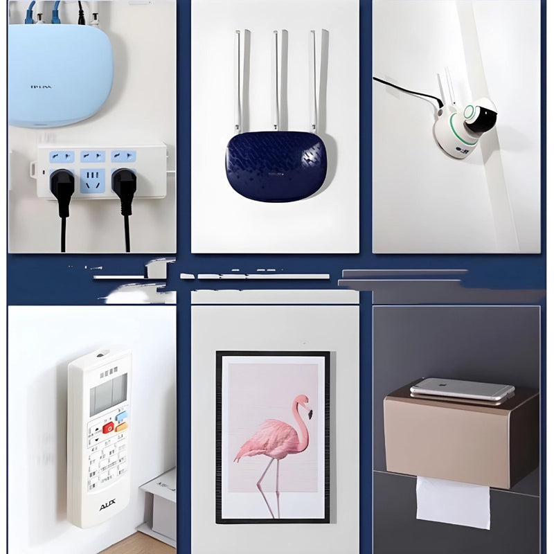 20 Peças Gancho Adesivo Dupla Face Transparente Sem pregos Furos Para banheiro, sala e cozinha.