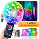 Fita Led Fada Led Smart Decoração Cordão Luz Rgb 10 Metros