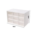 Gaveteiro Organizador Multiuso 9 Gavetas – Plástico Resistente, Escritório e quarto.