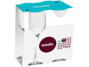 Jogo de Taças para Vinho de Vidro 400ml 4 peças Nadir Fiore