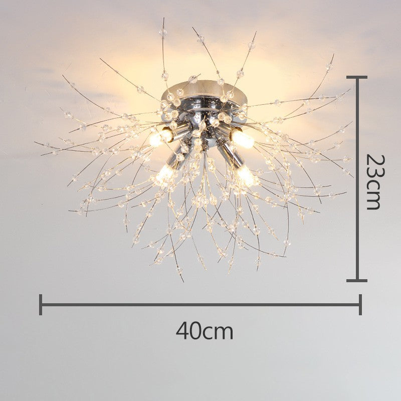 Moderno dandelion luz de teto decoração led lâmpadas teto para sala estar e quarto