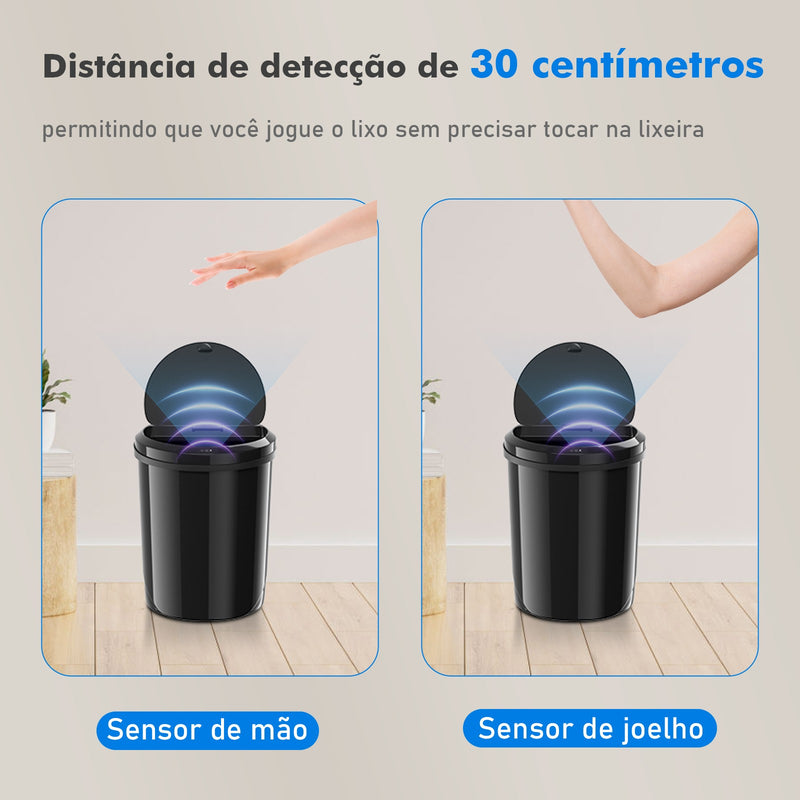 Lixeira Sensor Automático,Lixeira Banheiro,Lixeira Lnteligente,Lixeira Para Cozinha.
