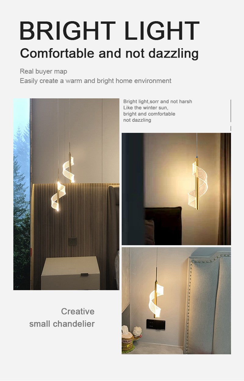 Nordic led luzes pingente iluminação interior iluminação para casa cabeceira